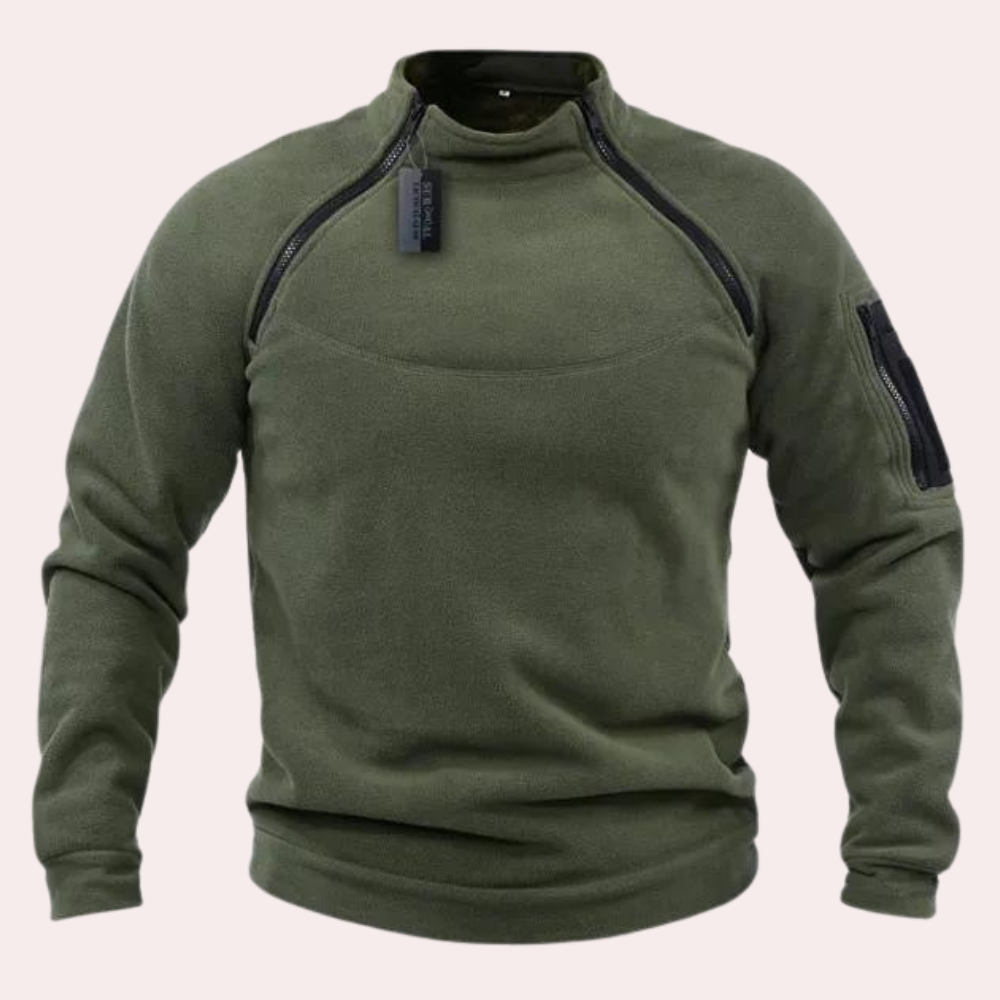 Pull Homme Décontracté à Manches Longues Élastique