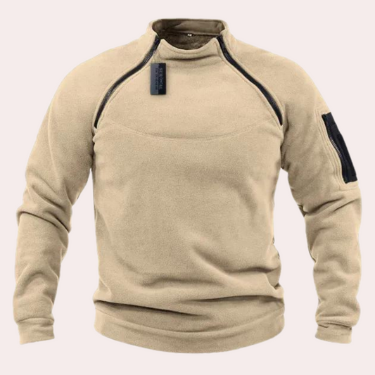Pull Homme Décontracté à Manches Longues Élastique - PanierRoyale
