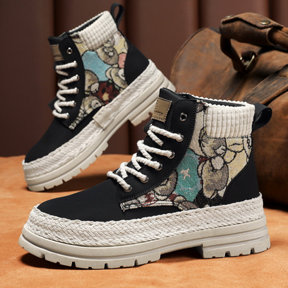Aggelos - Bottes Montantes pour Homme