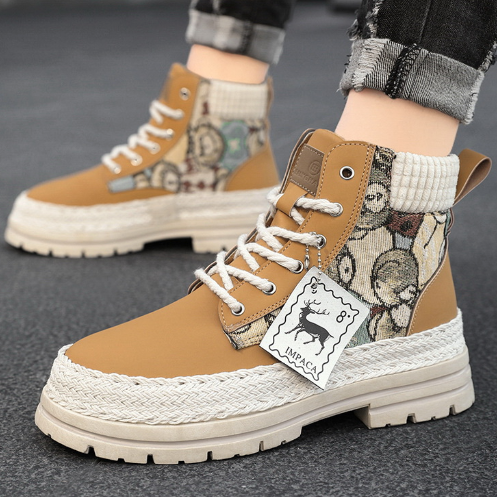 Aggelos - Bottes Montantes pour Homme