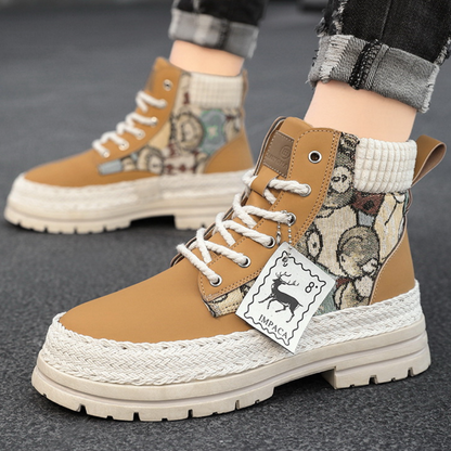 Aggelos - Bottes Montantes pour Homme