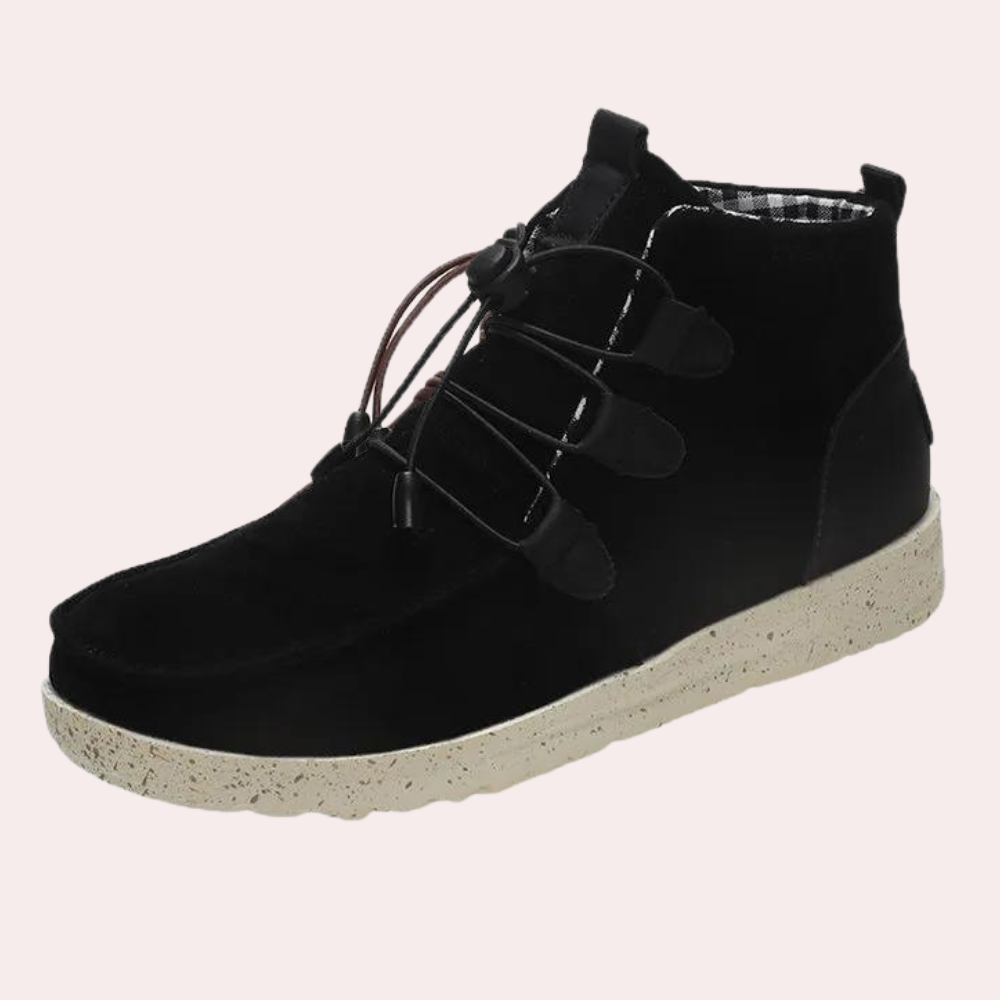 Bottines Femmes Lacets Hauts et Élégantes
