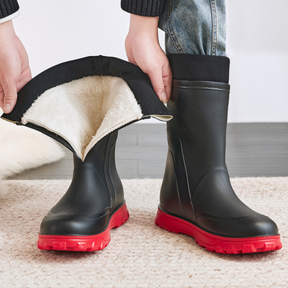 Pierre - Bottes d'Hiver Confort Mi-Mollet pour Hommes