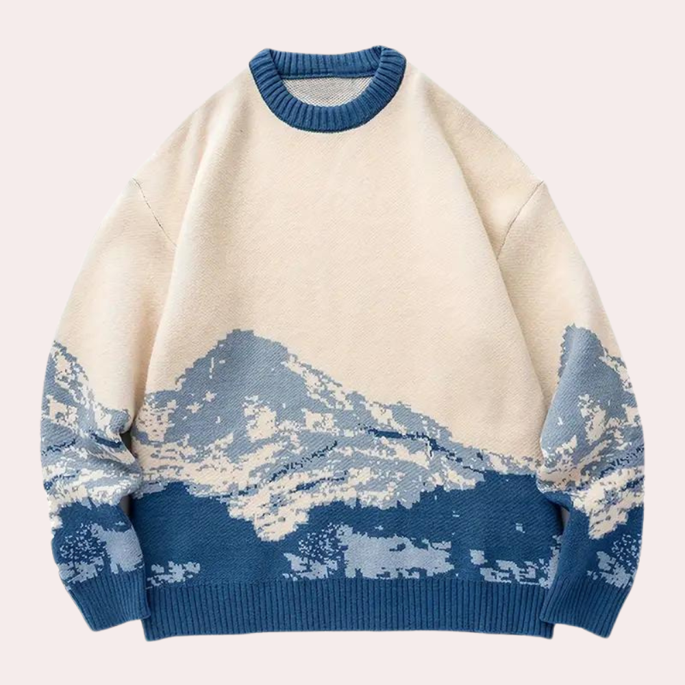 Pull en Vaison À Carreaux Chaud Pour Homme Automne - PanierRoyale