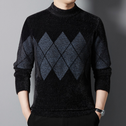 Pull en Maille Homme Élégant et Confortable