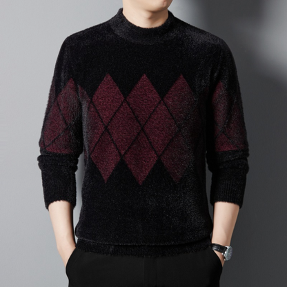 Pull en Maille Homme Élégant et Confortable