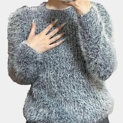 Pull en Peluche Doux et Confortable pour Femme