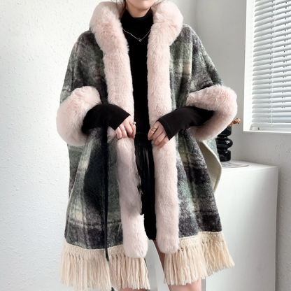 Manteau Femme Hiver Chic avec Ceinture et Col Montant - PanierRoyale