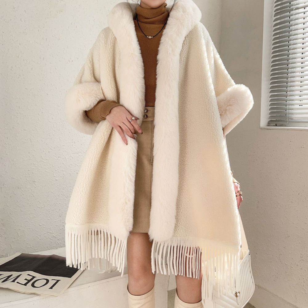 Manteau Femme Hiver Chic avec Ceinture et Col Montant