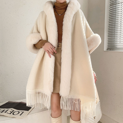 Manteau Femme Hiver Chic avec Ceinture et Col Montant
