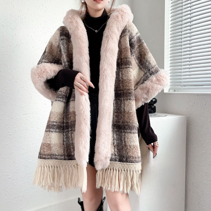 Manteau Femme Hiver Chic avec Ceinture et Col Montant