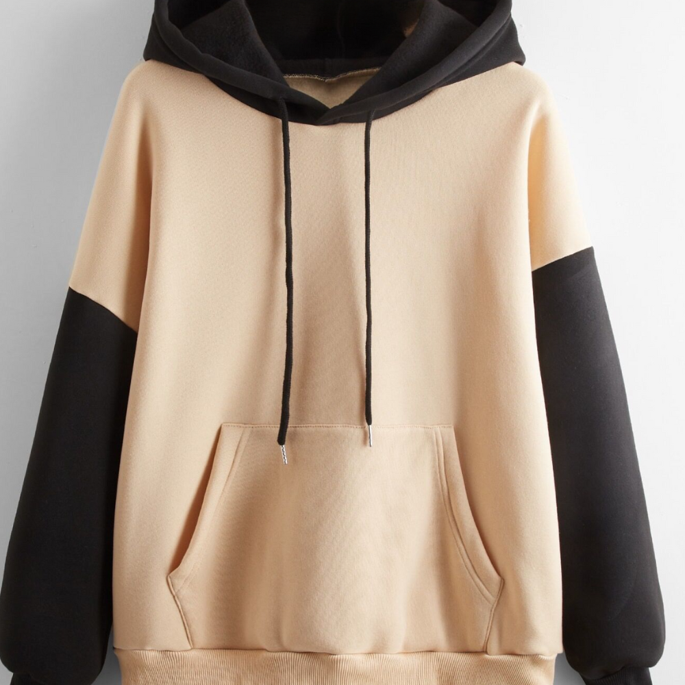 Sweat à capuche femme décontracté avec cordon de serrage