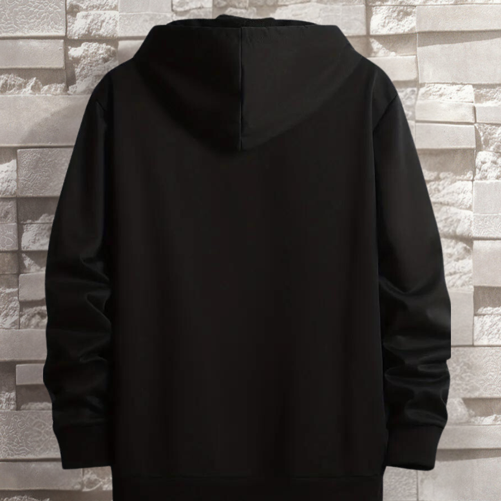 Sweat à capuche zippé décontracté - vue 3