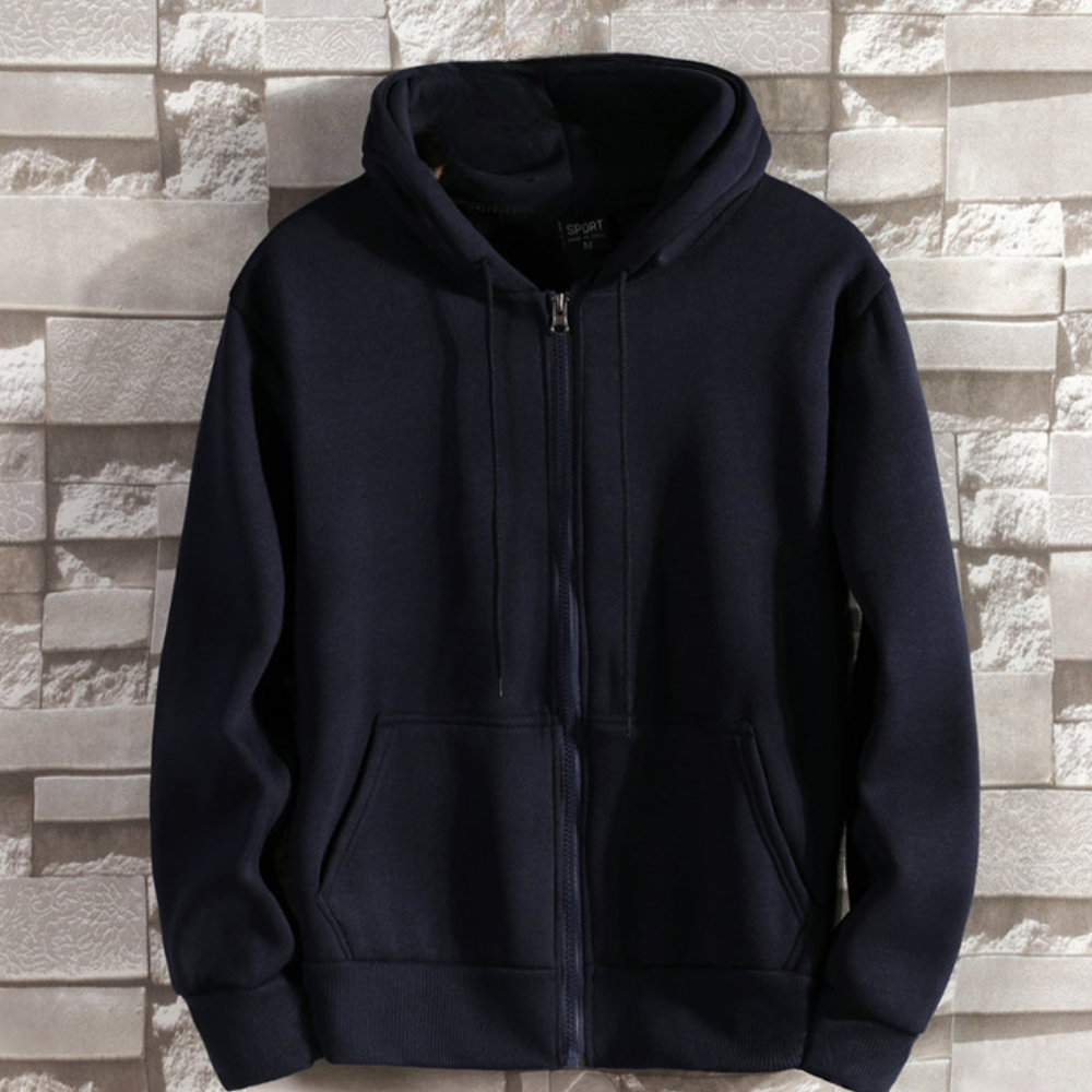 Sweat à capuche zippé sport pour homme