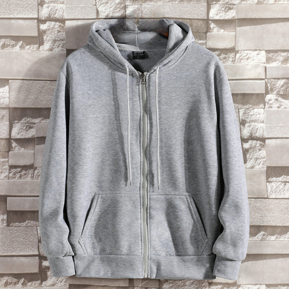 Sweat à capuche zippé sport pour homme - PanierRoyale
