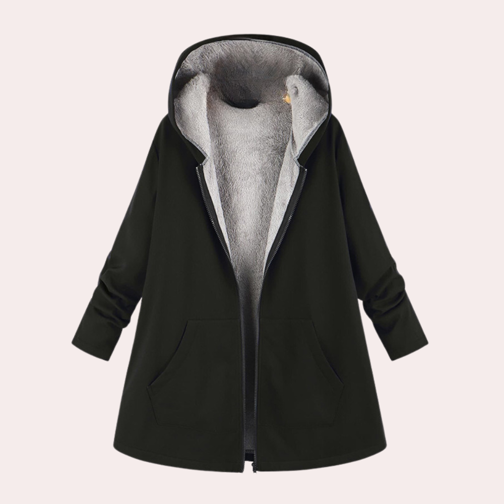 Ajla - Veste confortable avec capuche pour femme