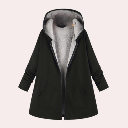 Ajla - Veste confortable avec capuche pour femme