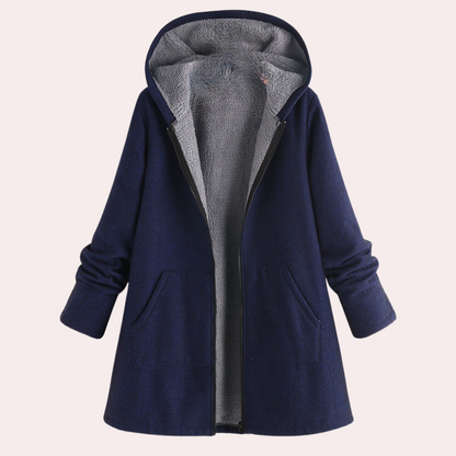 Ajla - Veste confortable avec capuche pour femme