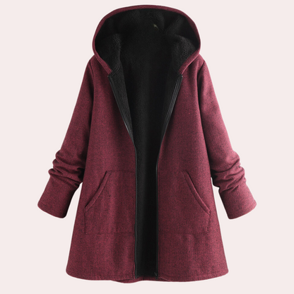 Ajla - Veste confortable avec capuche pour femme