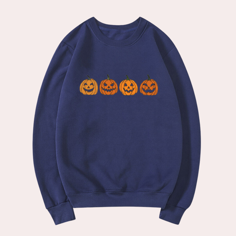 Pull Halloween Citrouille Amusant