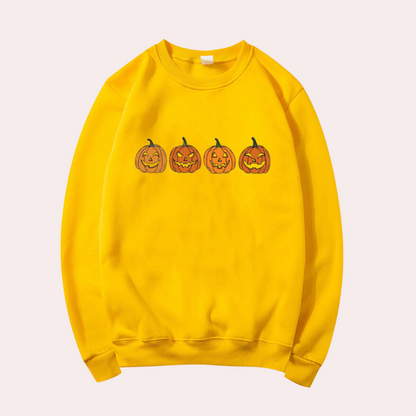Pull Halloween Citrouille Amusant