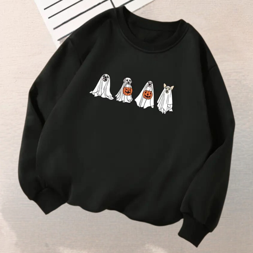 Sweat à capuche Halloween femme trendy