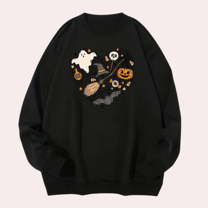 Sweat à Capuche Halloween Femmes Dessins Épouvantables