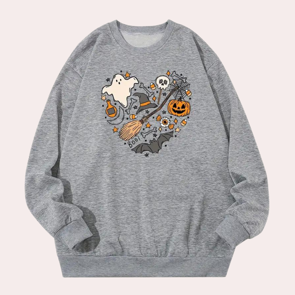 Sweat à Capuche Halloween Femmes Dessins Épouvantables