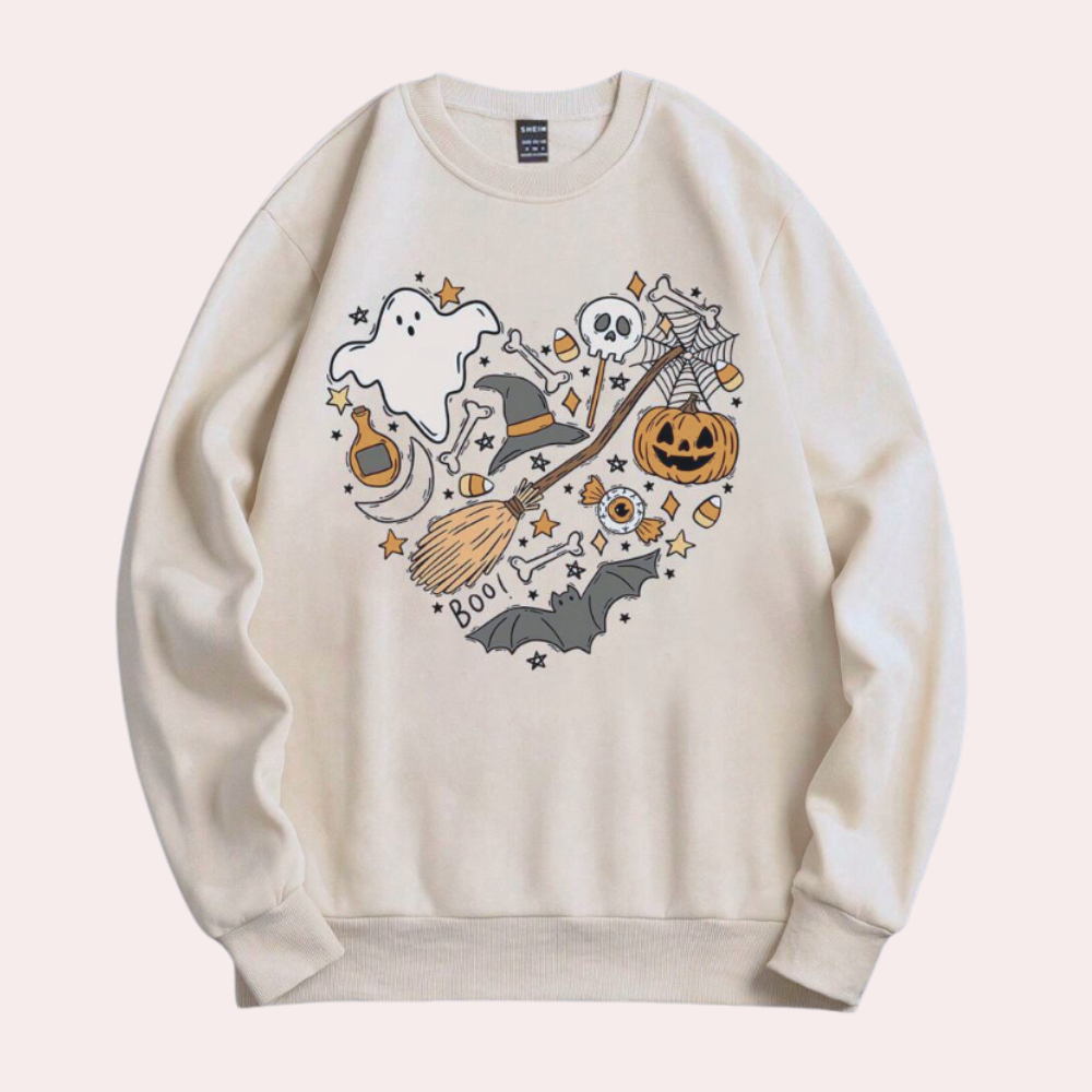 Sweat à Capuche Halloween Femmes Dessins Épouvantables
