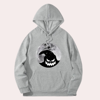 Sweat à capuche Halloween homme noir épais - PanierRoyale