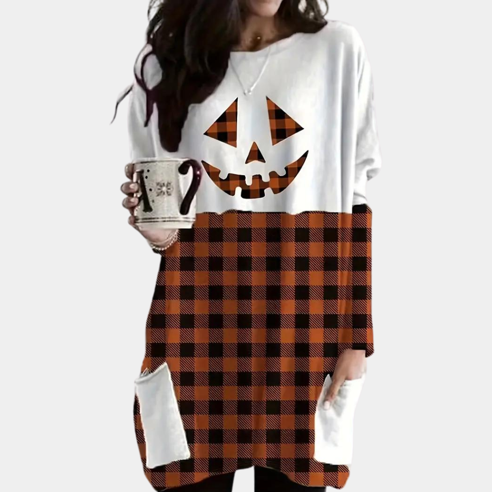 Pull Halloween Femme Confortable et Doux - PanierRoyale
