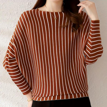 Gilet Femme Rayé Élégant pour Automne