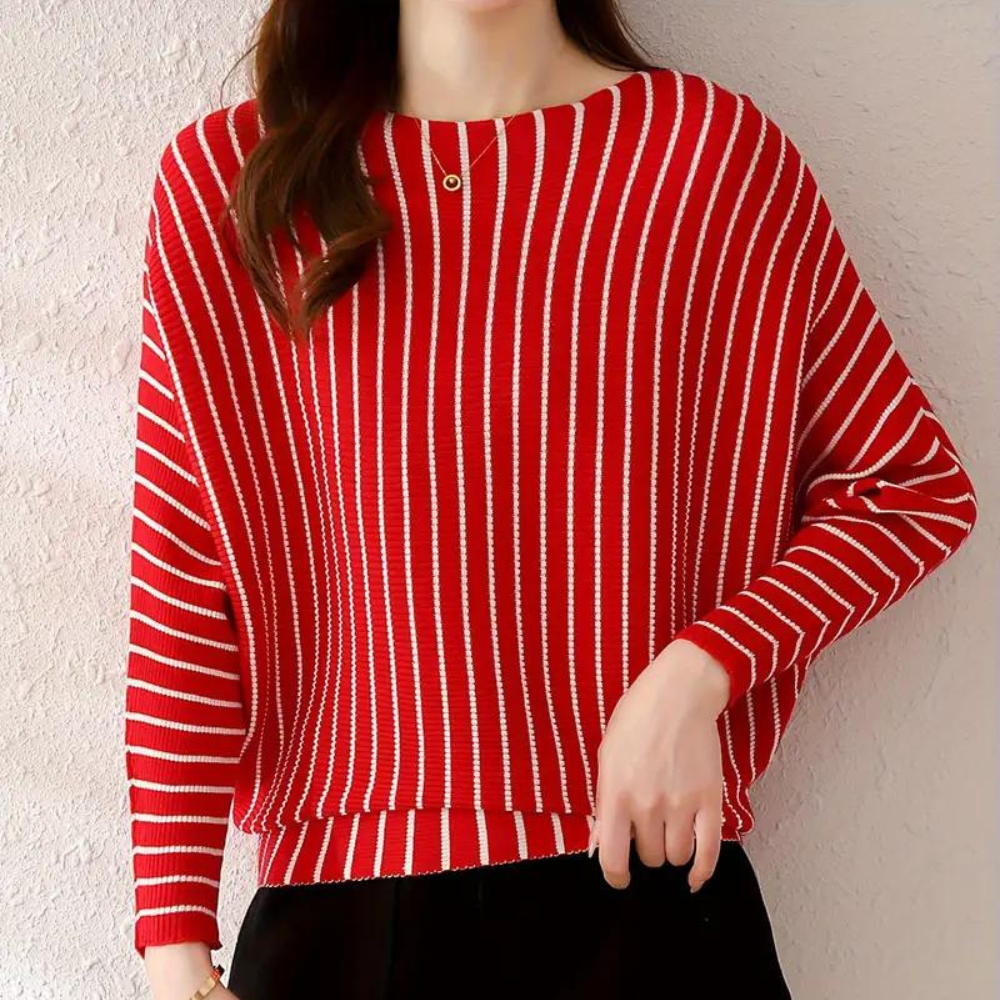 Gilet Femme Rayé Élégant pour Automne