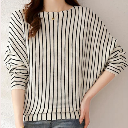 Gilet Femme Rayé Élégant pour Automne