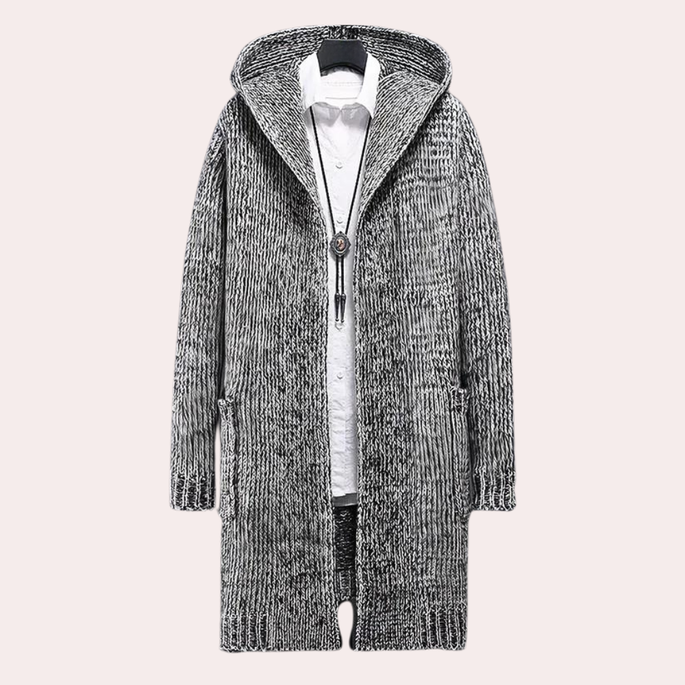 Cardigan Homme à Capuche Oversize