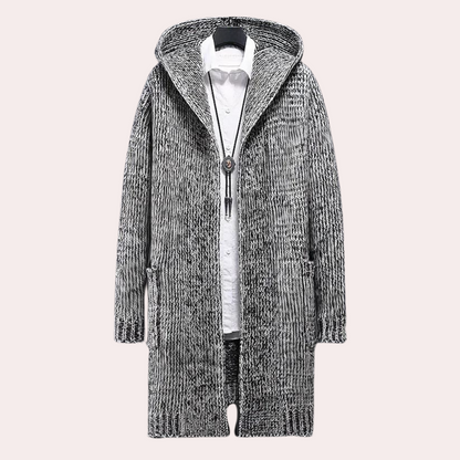 Cardigan Homme à Capuche Oversize