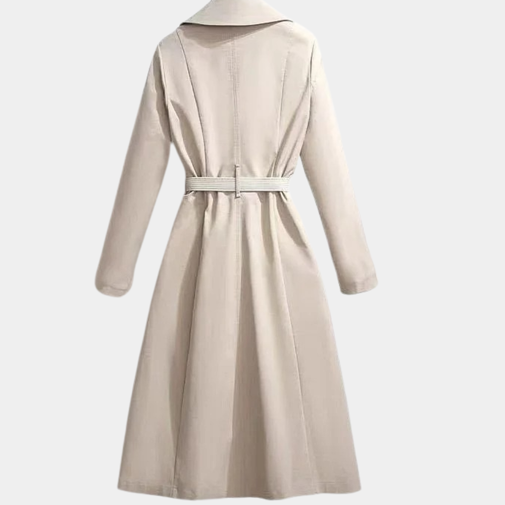 Aurembiaix - Manteau Long Ceinturé pour Femmes