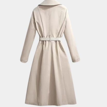 Aurembiaix - Manteau Long Ceinturé pour Femmes