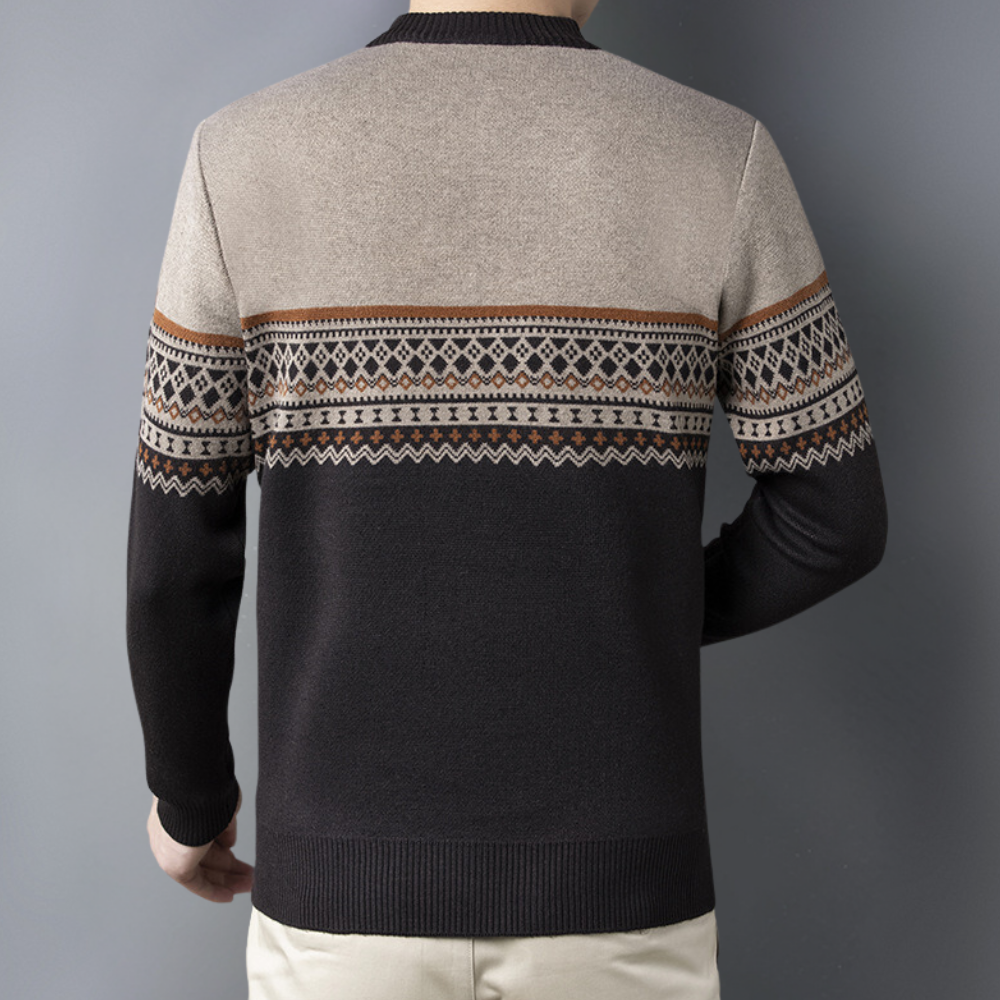 Valentyn - Pull Classique en Maille pour Homme