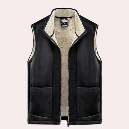 Vincien - Gilet d'hiver zippé pour hommes