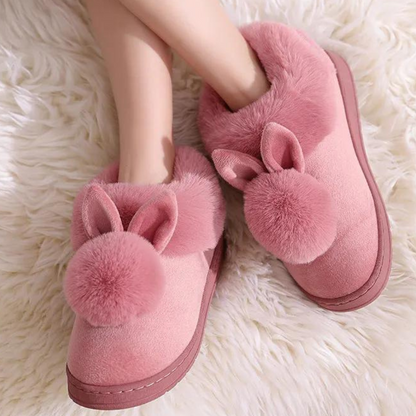 Chaussons Peluche Lapin Doux et Confortables - PanierRoyale