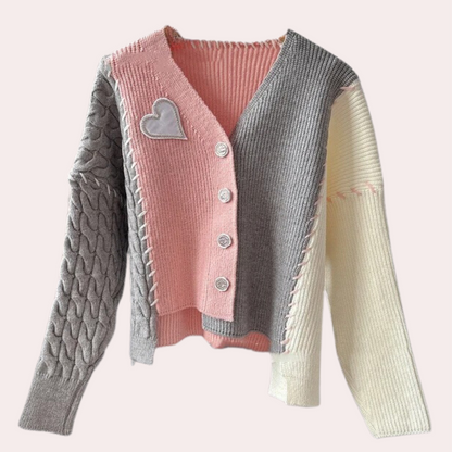 Cardigan Femme Tricoté Doux et Confortable - PanierRoyale