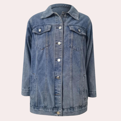 Elizabeth - Veste en jean confortable d'hiver pour femmes