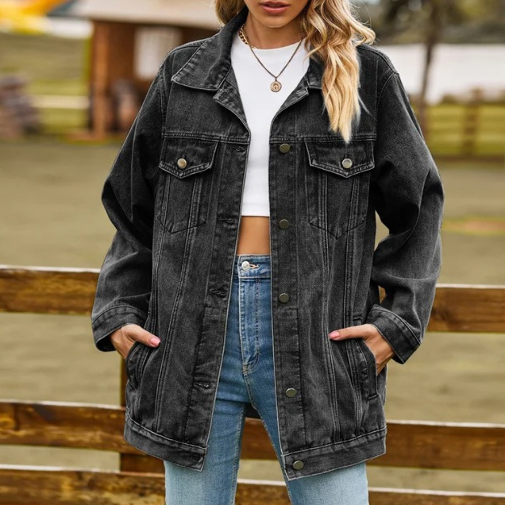 Veste en jean confortable d&