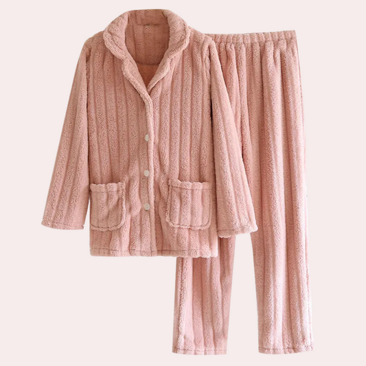 Pyjama Femme Hiver Doux et Confortable 2 Pièces - PanierRoyale