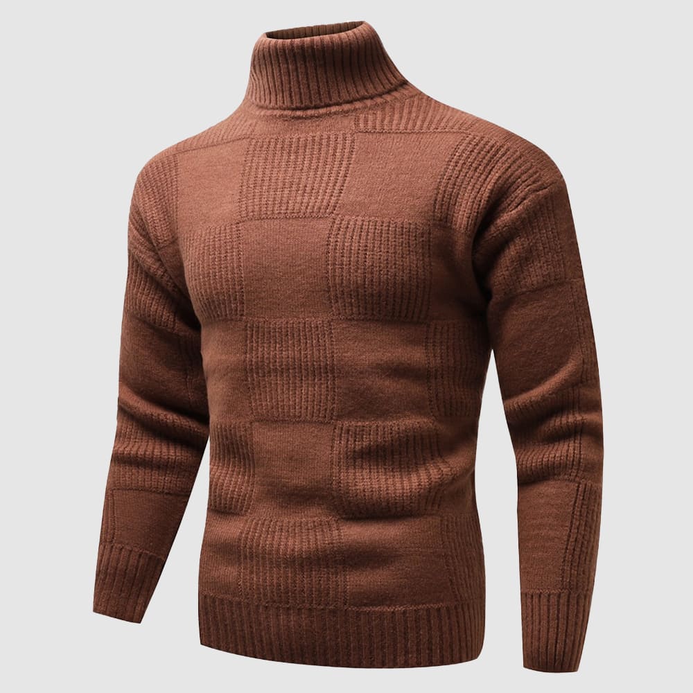 Pull Homme Col Roulé Élégant pour Printemps - BerlinGlamour