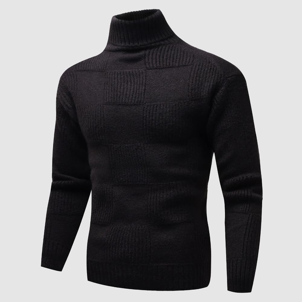 Pull Homme Col Roulé Élégant pour Printemps