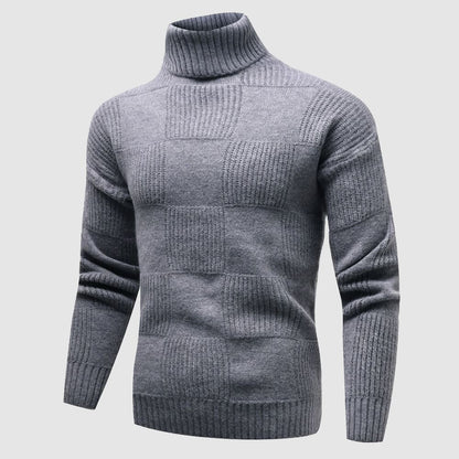 Pull Homme Col Roulé Élégant pour Printemps