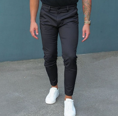 Pantalon Homme Droit Élastiqué Confortable - PanierRoyale