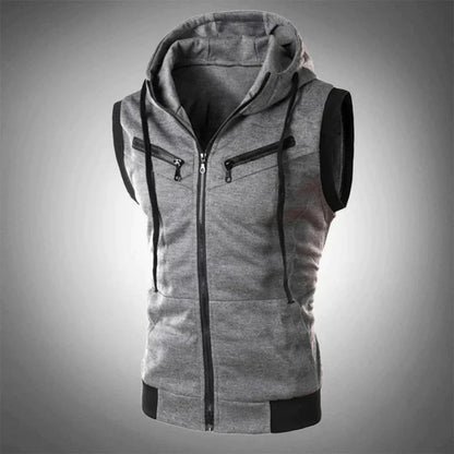 Sweat à capuche respirant avec zip et poches latérales - PanierRoyale